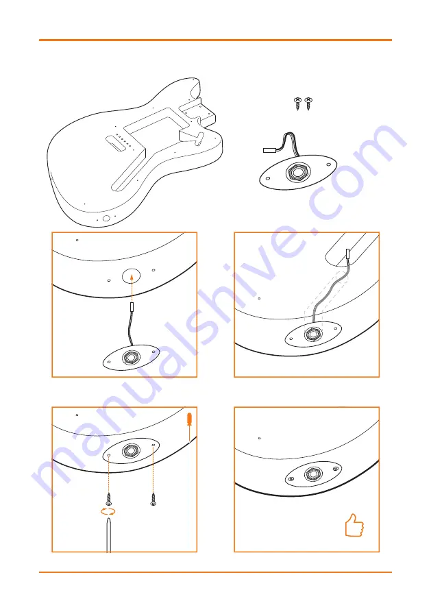 Gear4music OFFSET DIY ELECTRIC GUITAR KIT Скачать руководство пользователя страница 7