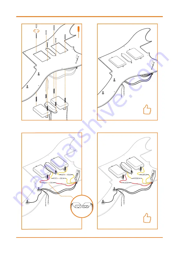 Gear4music OFFSET DIY ELECTRIC GUITAR KIT Скачать руководство пользователя страница 10