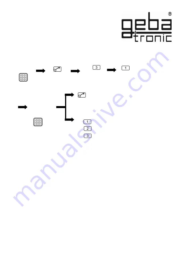 Geba Tronic Cody Universal 1/1 Manual Download Page 9