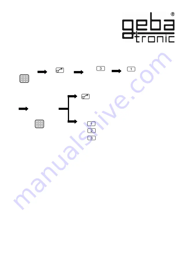 Geba Tronic Cody Universal 1/1 Manual Download Page 81