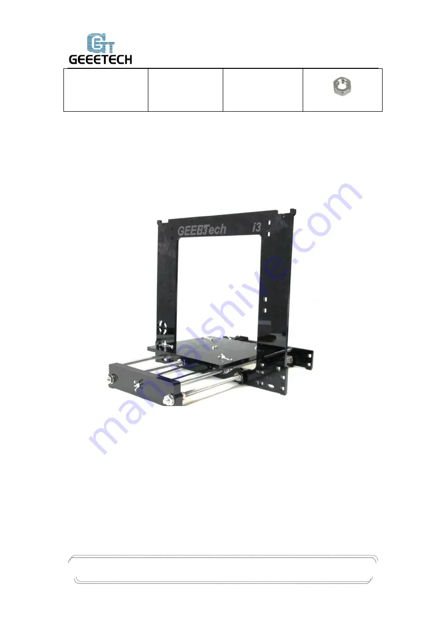 Geeetech Acrylic I3 Pro Assemble Instruction Download Page 24