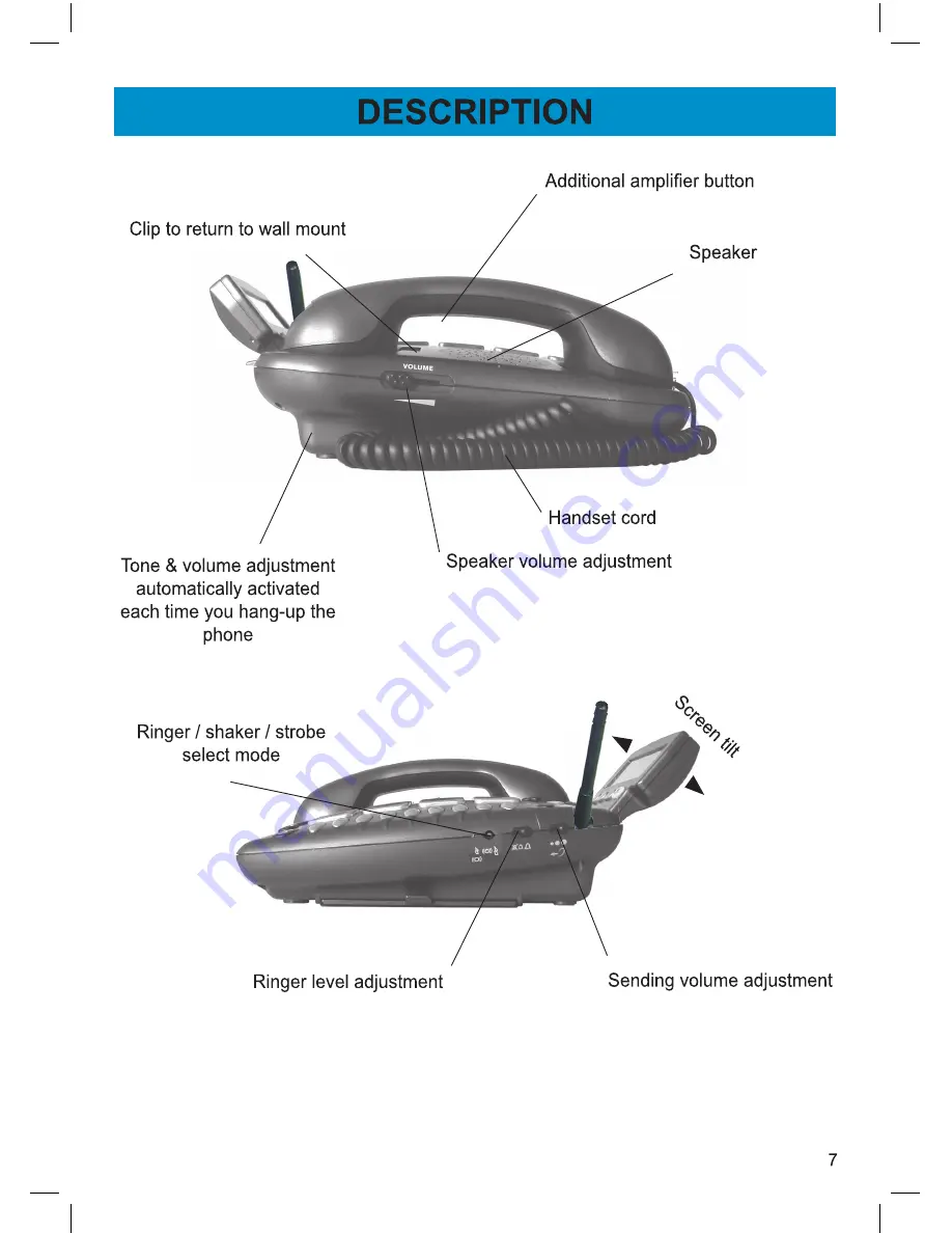 Geemarc AMPLI600 User Manual Download Page 7