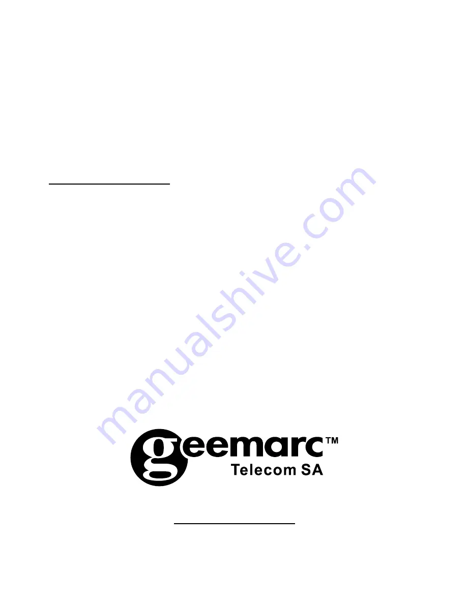 Geemarc BDP400 User Manual Download Page 49