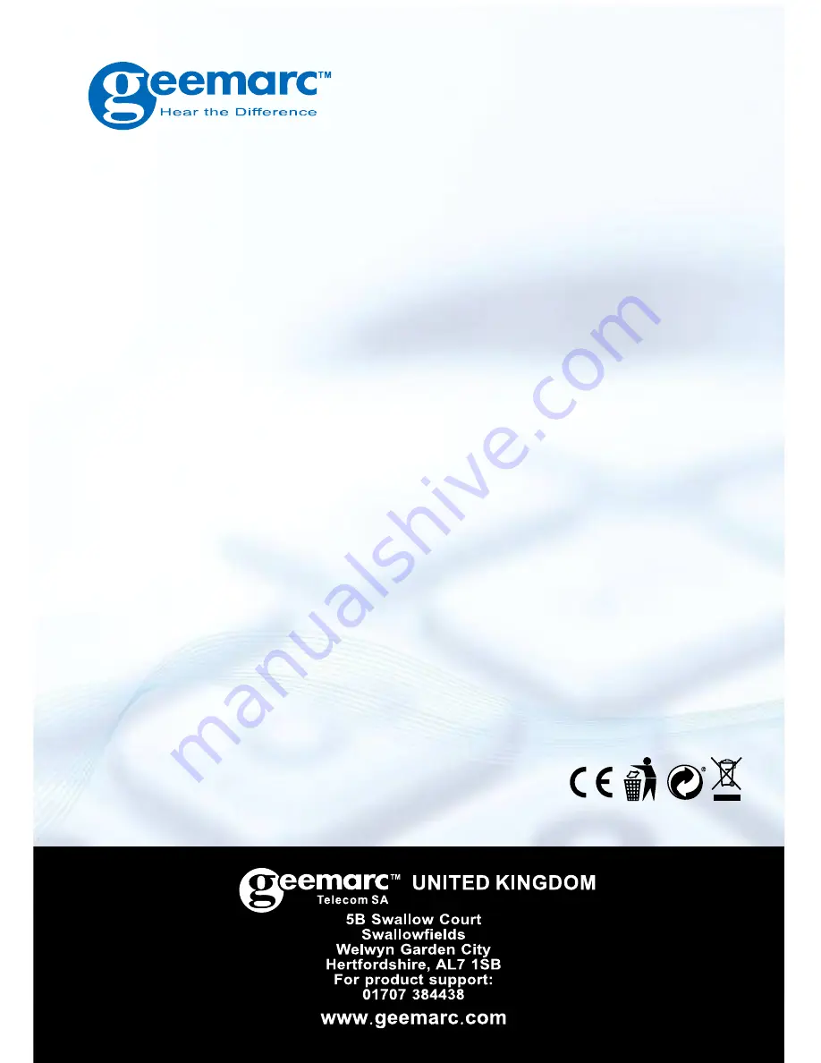 Geemarc CL7350 User Manual Download Page 24