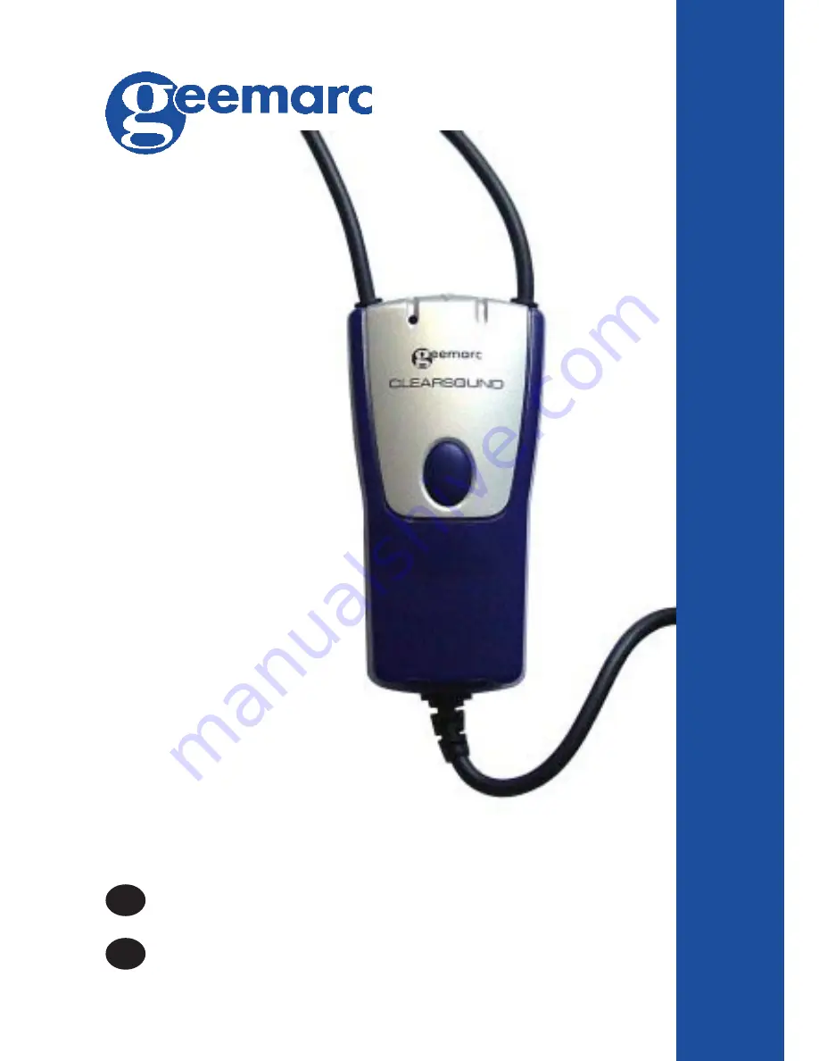 Geemarc CLA 7 User Manual Download Page 1