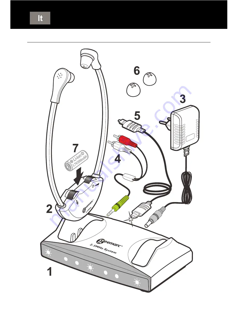 Geemarc ClearSound CL7150 User Manual Download Page 75