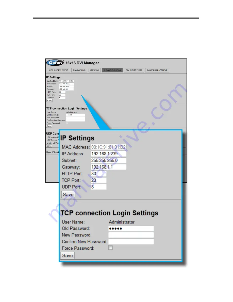 Gefen EXT-DVI-16416 User Manual Download Page 58