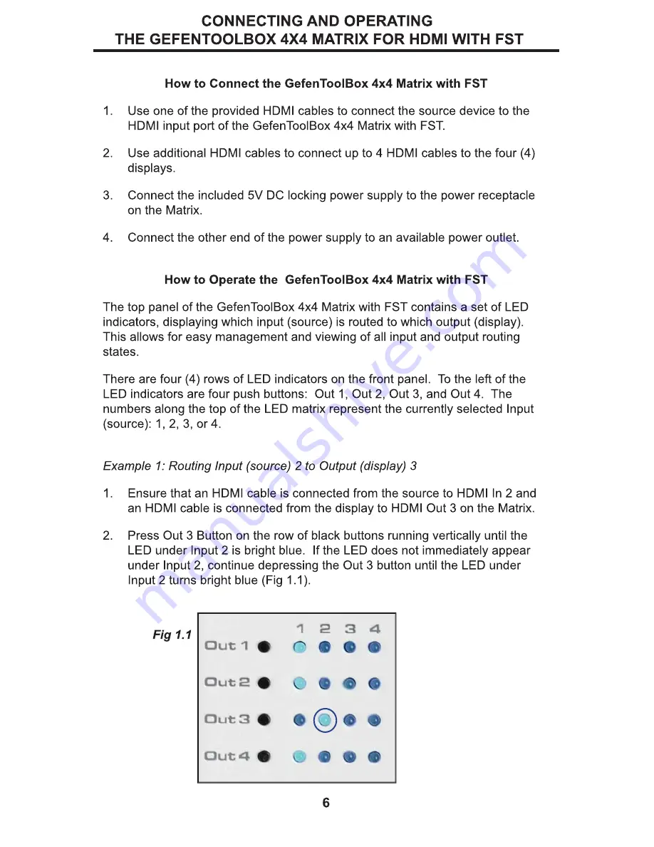 Gefen GTB-HDFST-444 User Manual Download Page 10