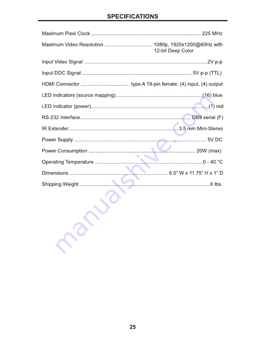 Gefen GTB-HDFST-444 User Manual Download Page 29