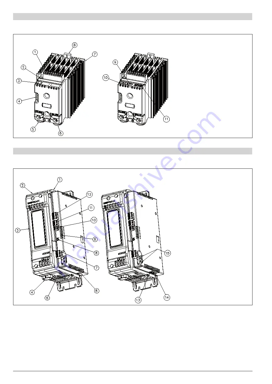 gefran GTF 120 Installation And Operation Manual Download Page 10