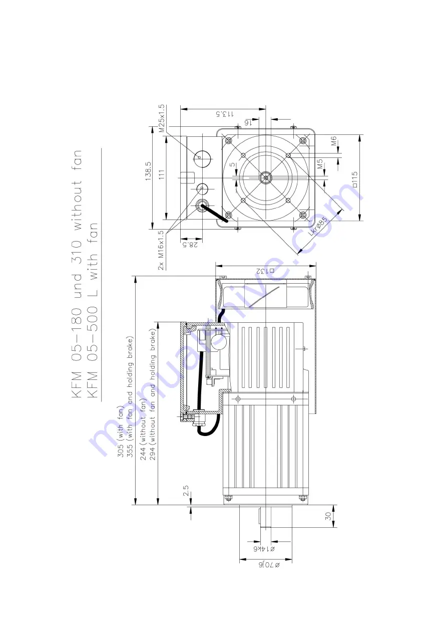 gefran KFM05a Instruction Manual Download Page 13