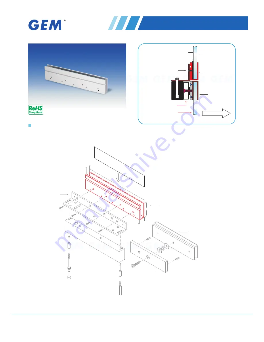 GEM P-UB-UBK300-A Specification Sheet Download Page 2