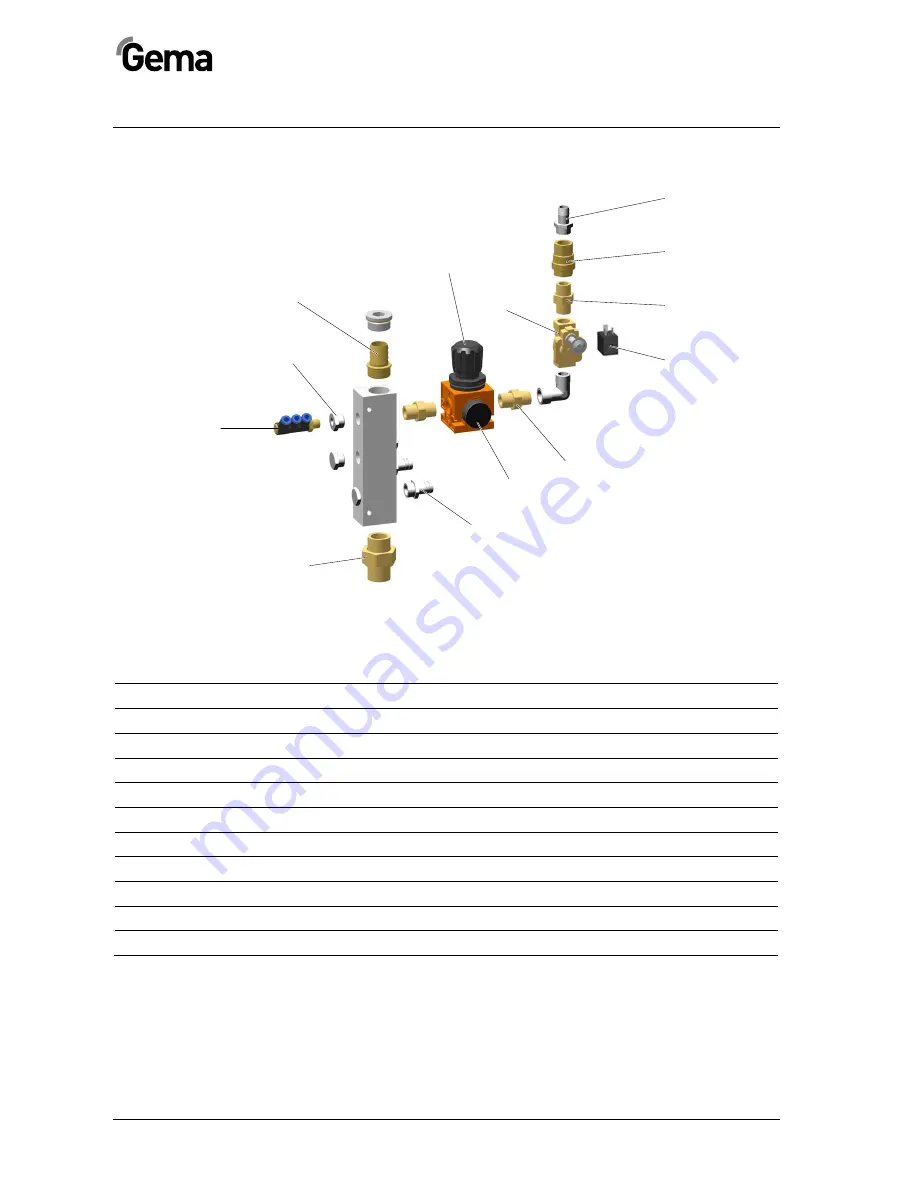 Gema OptiCenter OC04 Operating Instructions And Spare Parts List Download Page 56