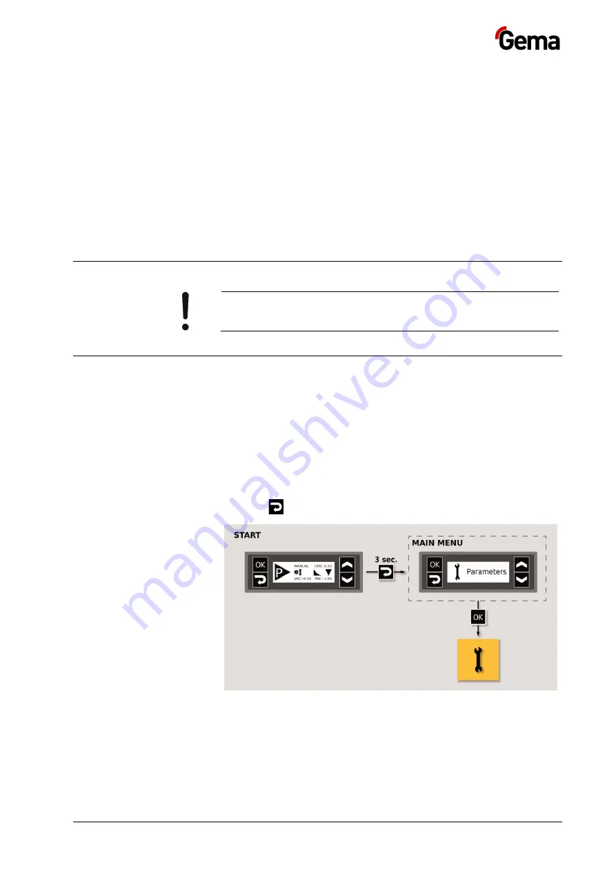 Gema OptiFeed 4.0 PP07 Operating Instructions Manual Download Page 43