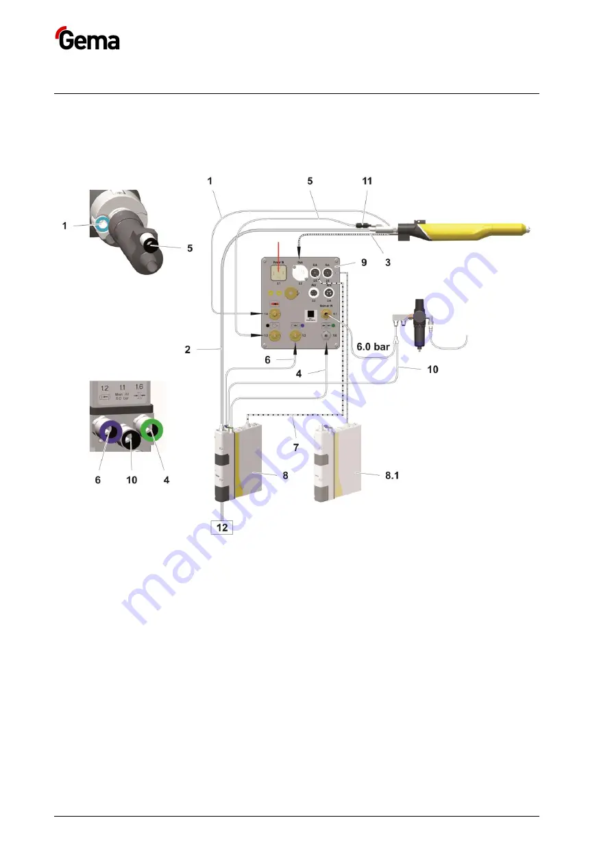 Gema OptiSpray AP01.1-E Скачать руководство пользователя страница 22