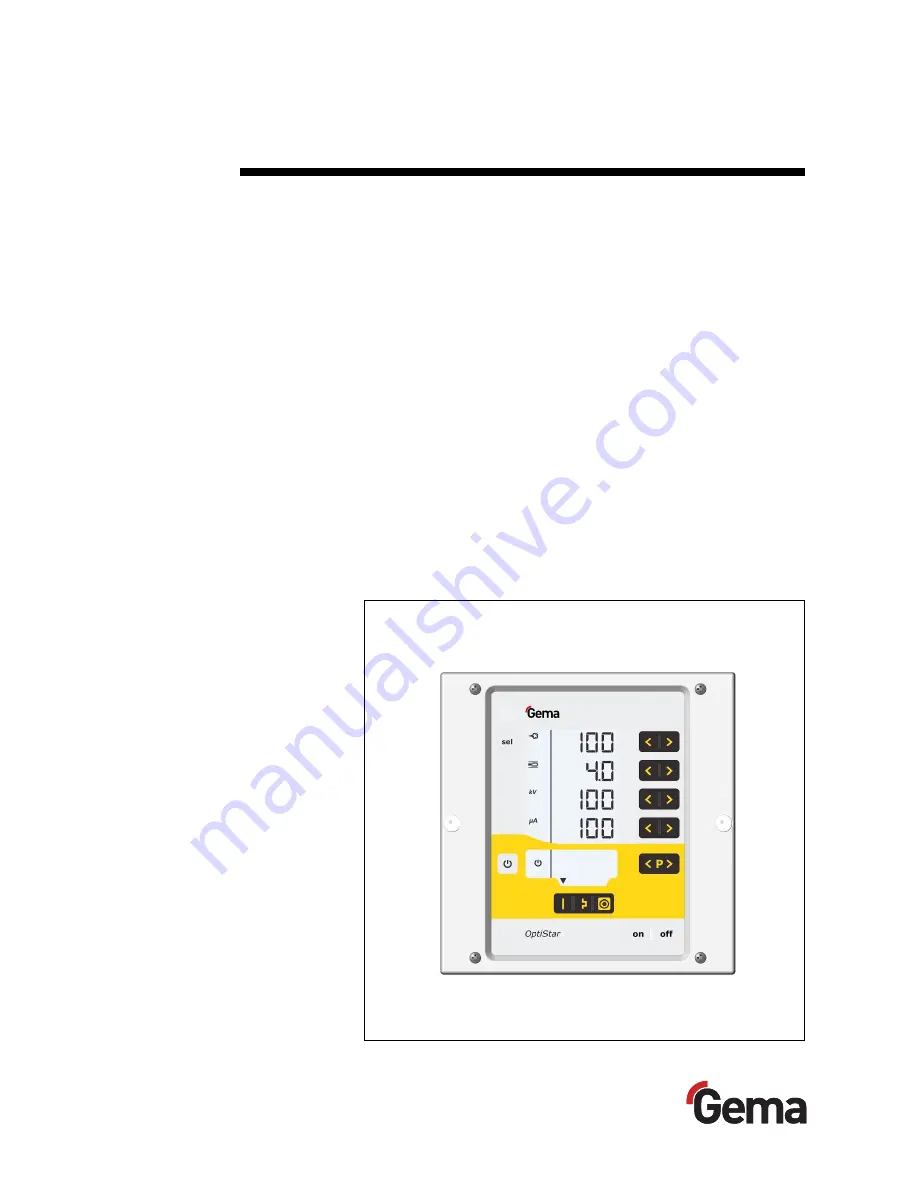 Gema OptiStar CG08 Скачать руководство пользователя страница 1