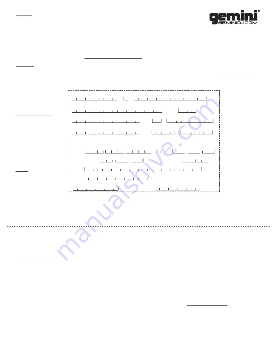 Gemini CDM-3610 Operation Manual Download Page 24