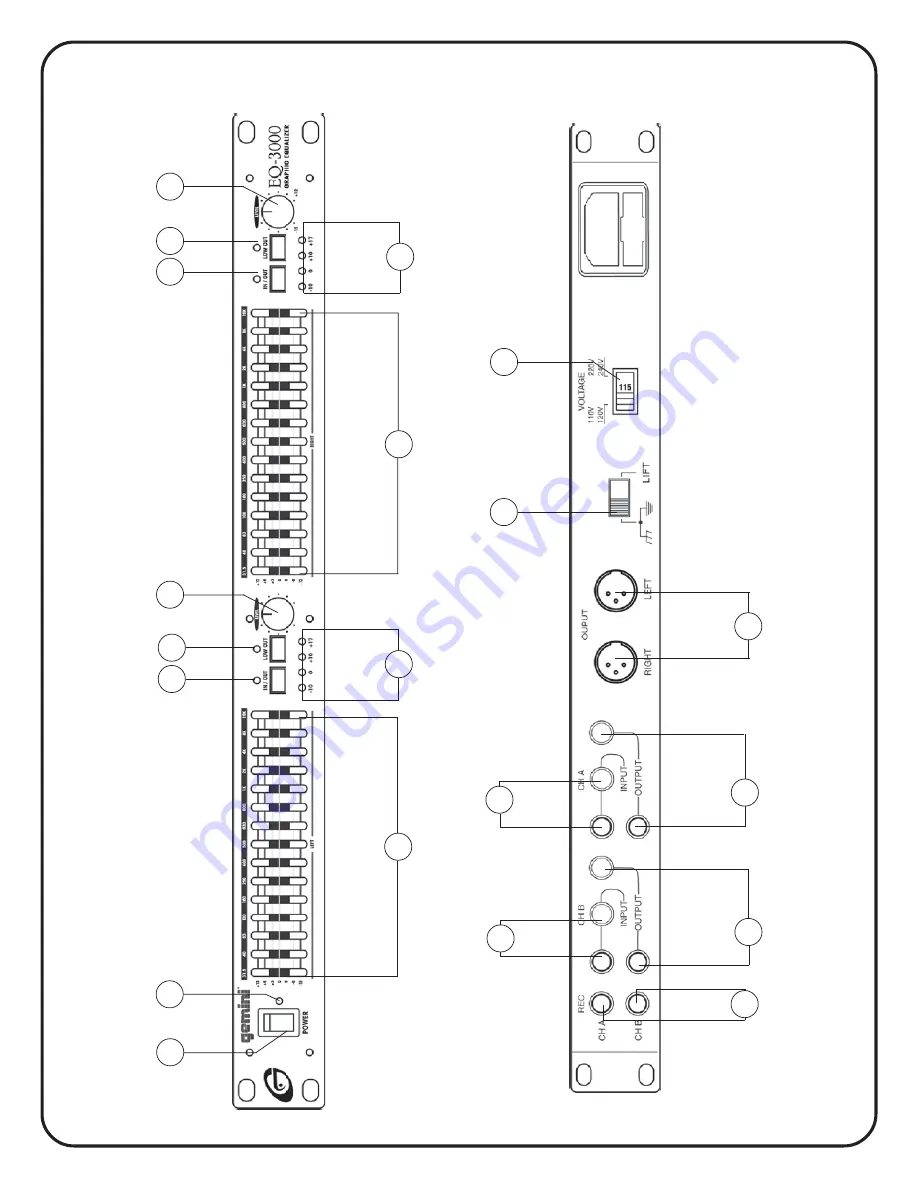 Gemini EQ-3000 Operation Manual Download Page 2