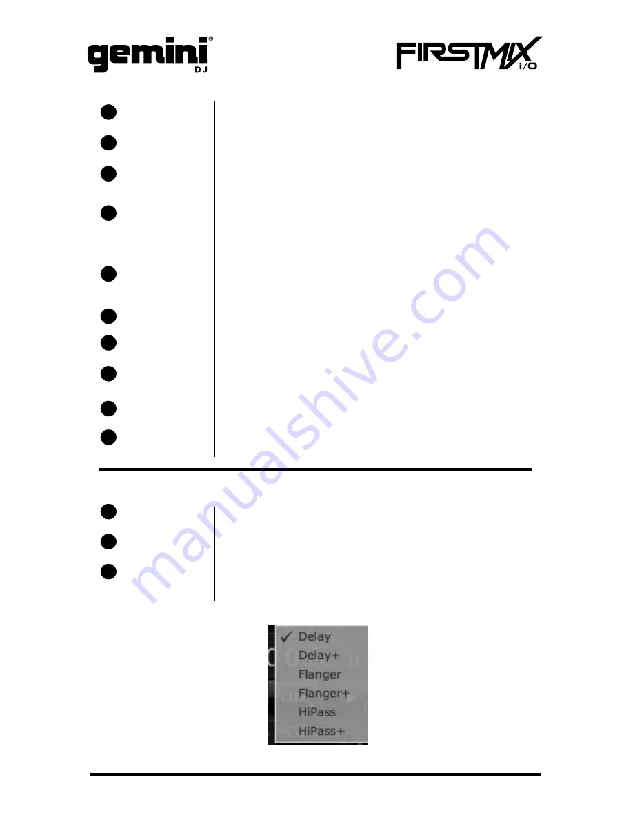 Gemini Firstmix i/o Operation Manual Download Page 6