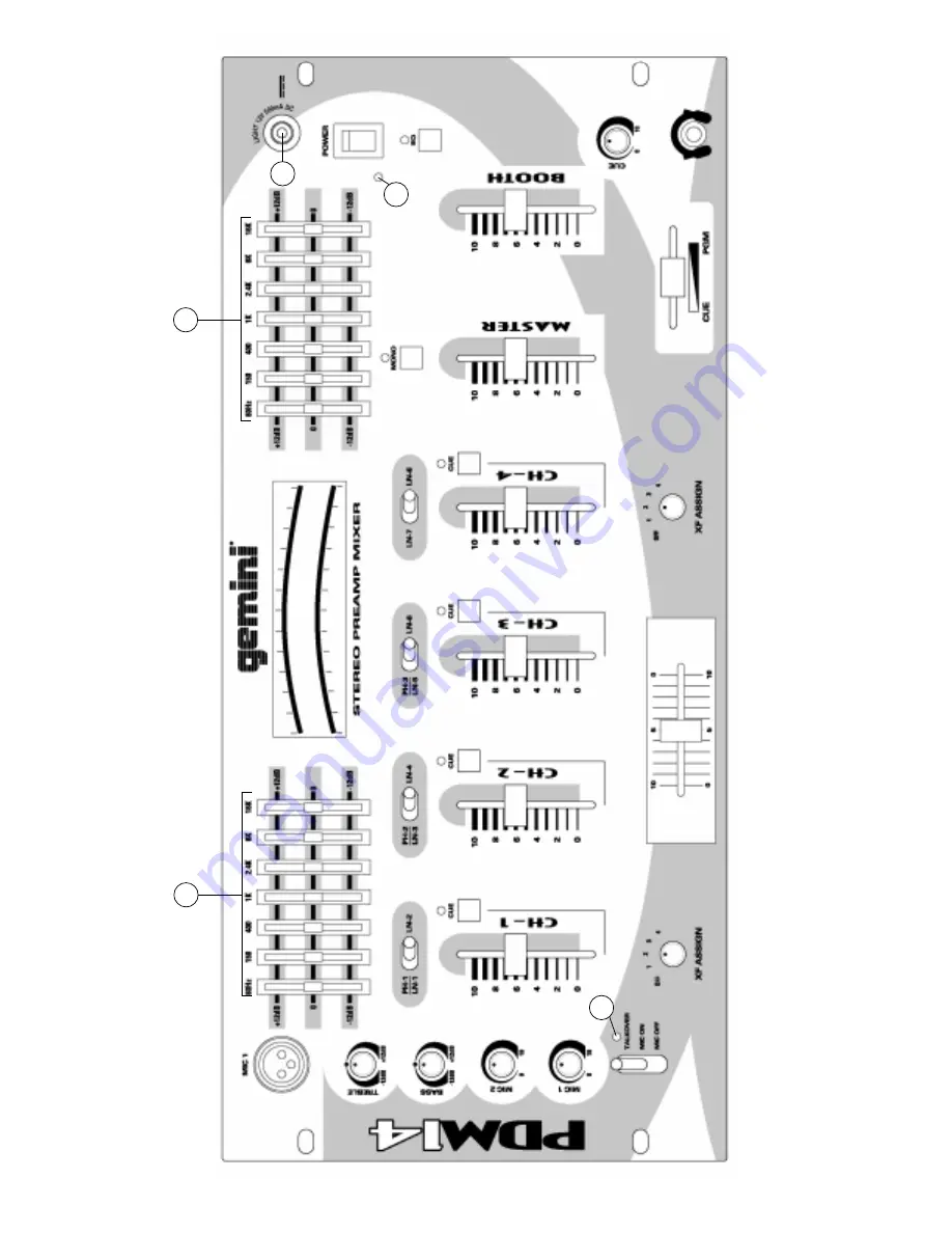 Gemini PDM-14 Operation Manual Download Page 2