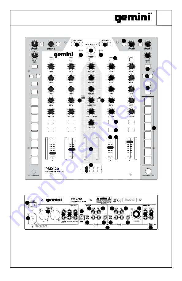 Gemini PMX-20 User Manual Download Page 23