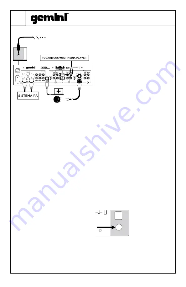 Gemini PMX-20 User Manual Download Page 30