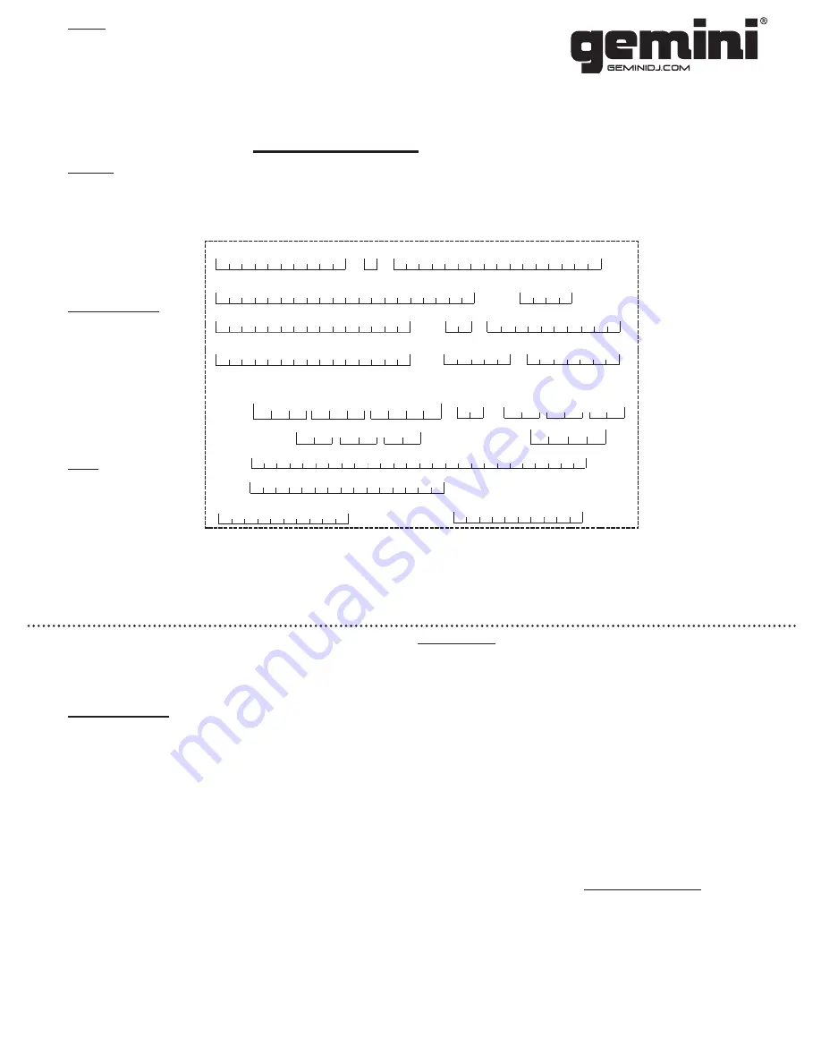 Gemini PS-424x Operating Manual Download Page 6