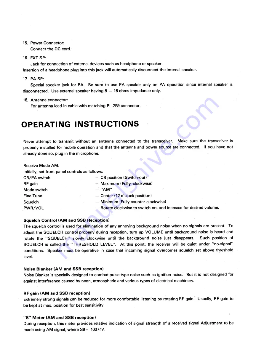 GEMTRONICS GTX-3325 Operation Manual Download Page 6