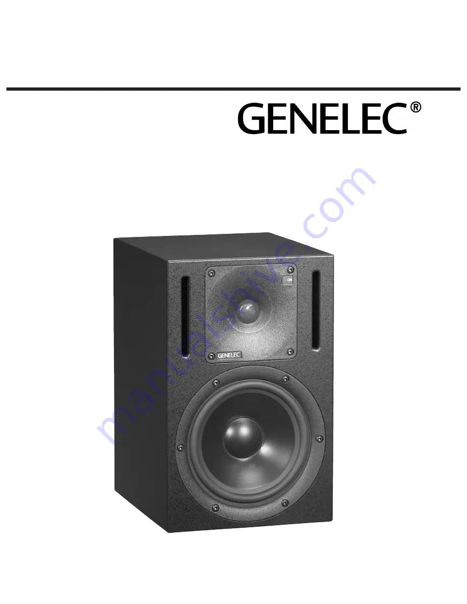 Genelec 1030A Operating Manual Download Page 1