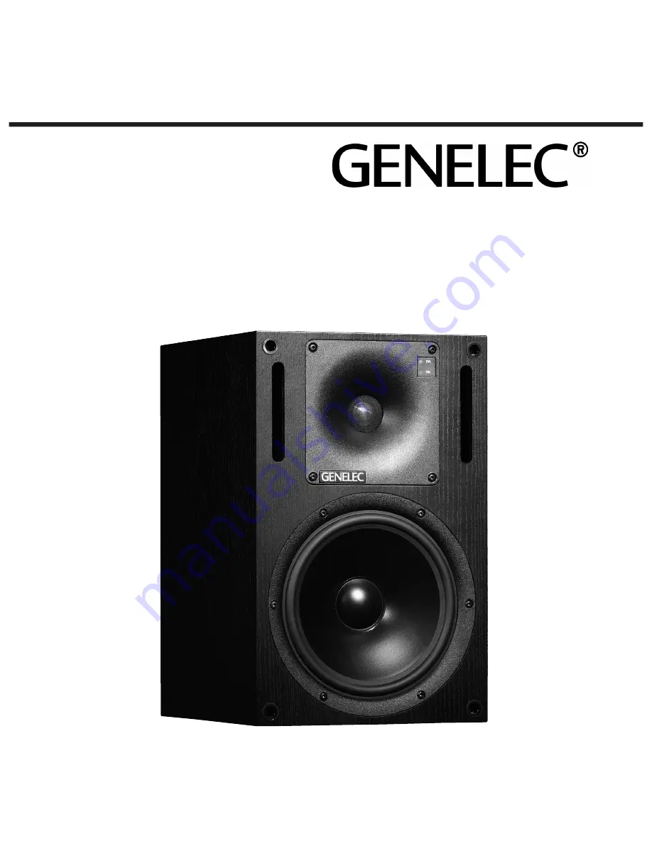 Genelec 1031A Operating Manual Download Page 1