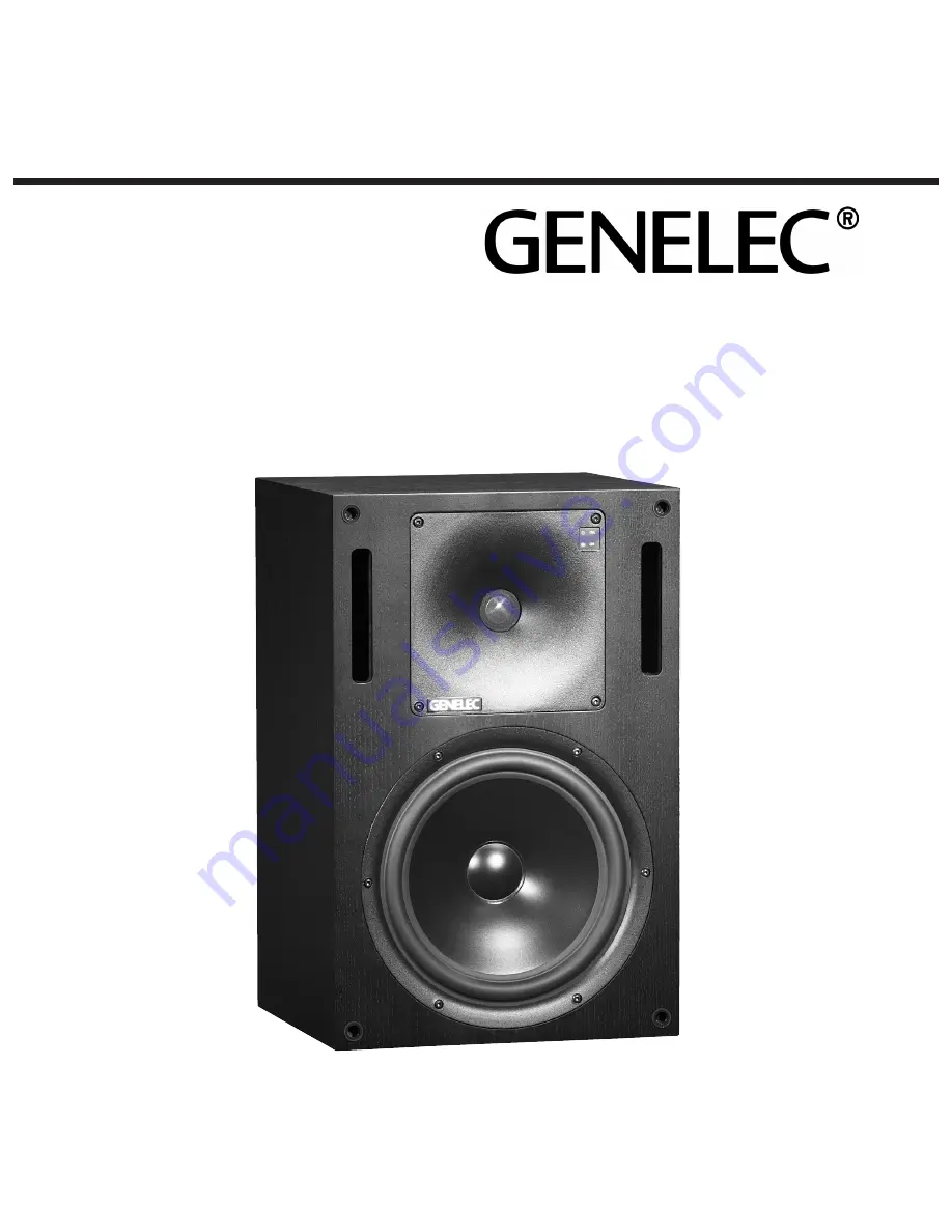 Genelec 1032B Operating Manual Download Page 1