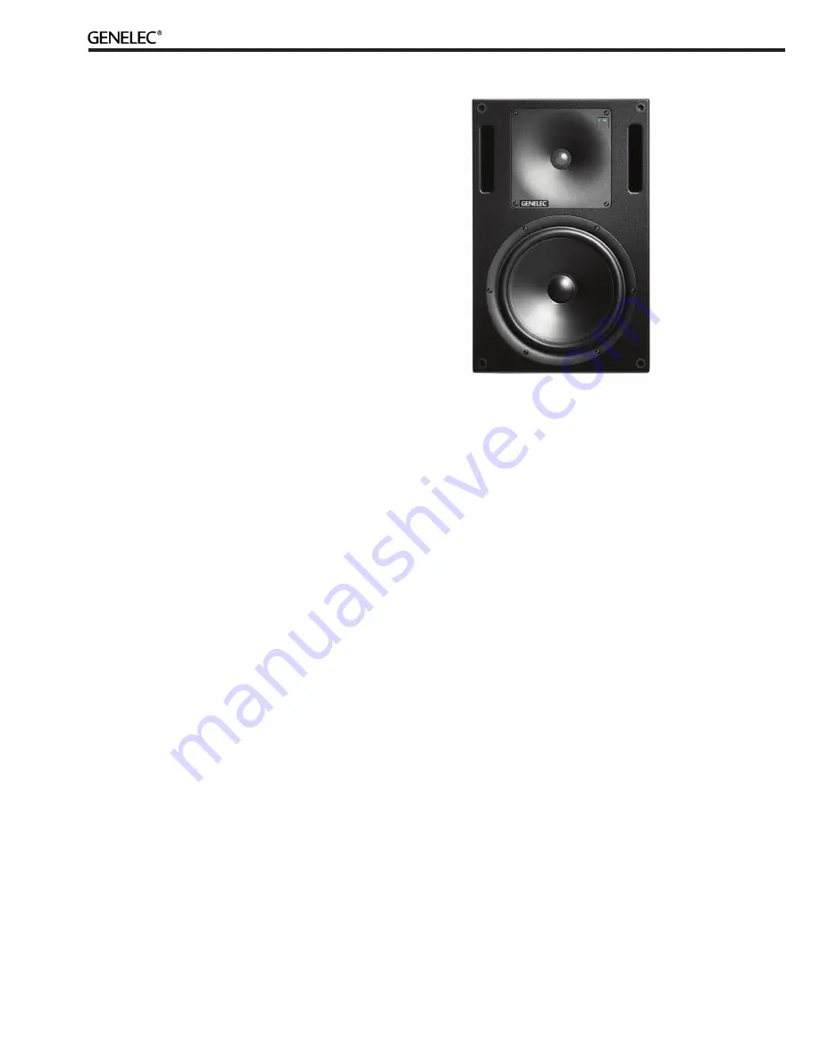 Genelec 1032C Скачать руководство пользователя страница 2