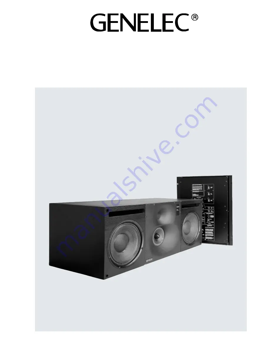 Genelec 1038AC Operating Manual Download Page 1