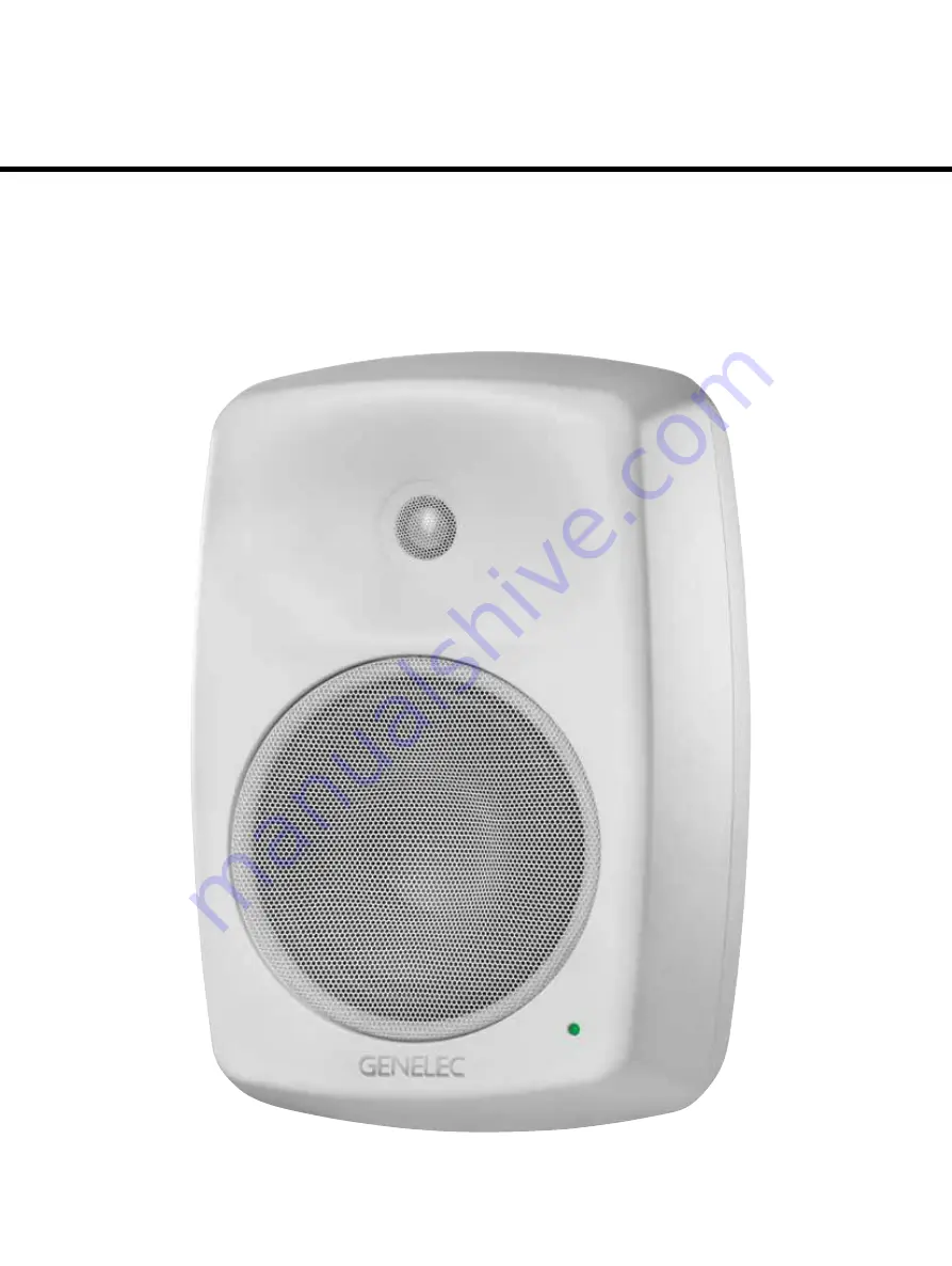 Genelec 4040A Operating Manual Download Page 1