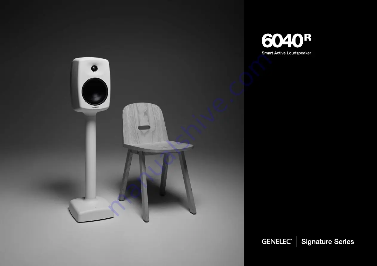 Genelec 6040R Operating Manual Download Page 1