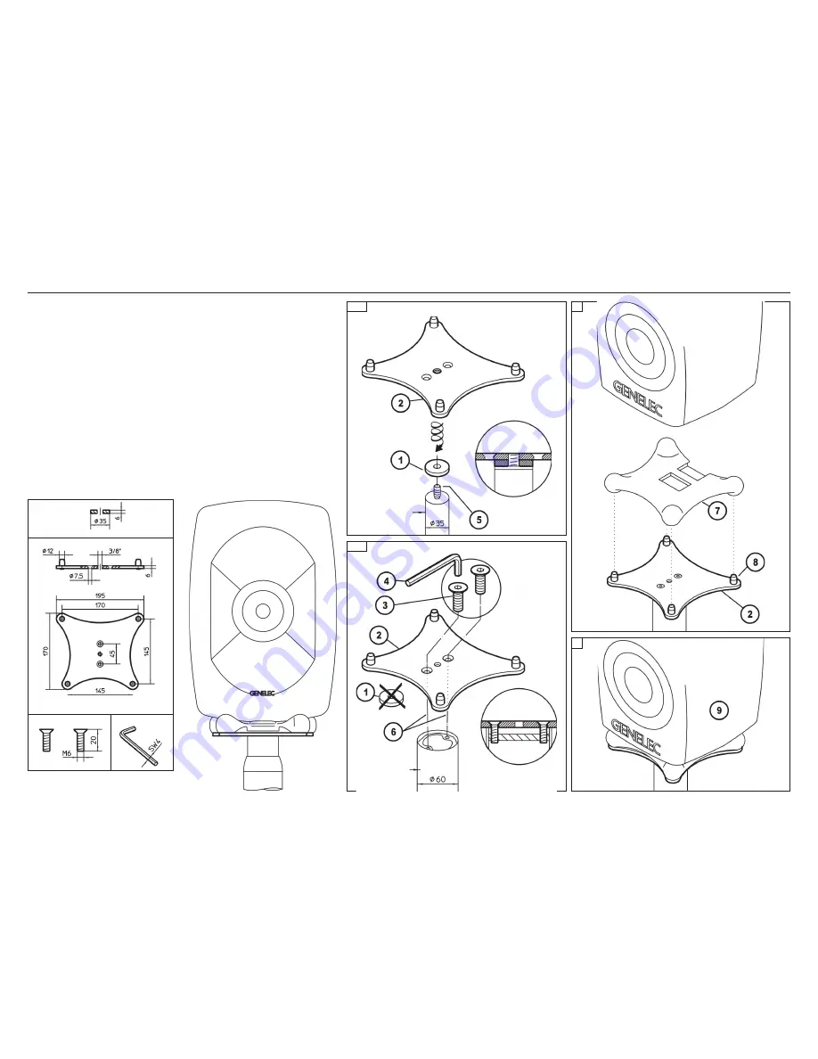 Genelec 8050B G Five Instructions Download Page 1