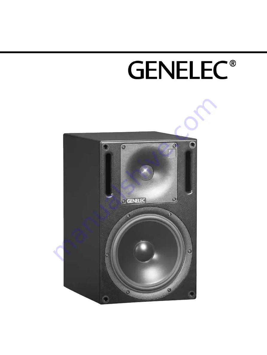 Genelec HT208B Operating Manual Download Page 1