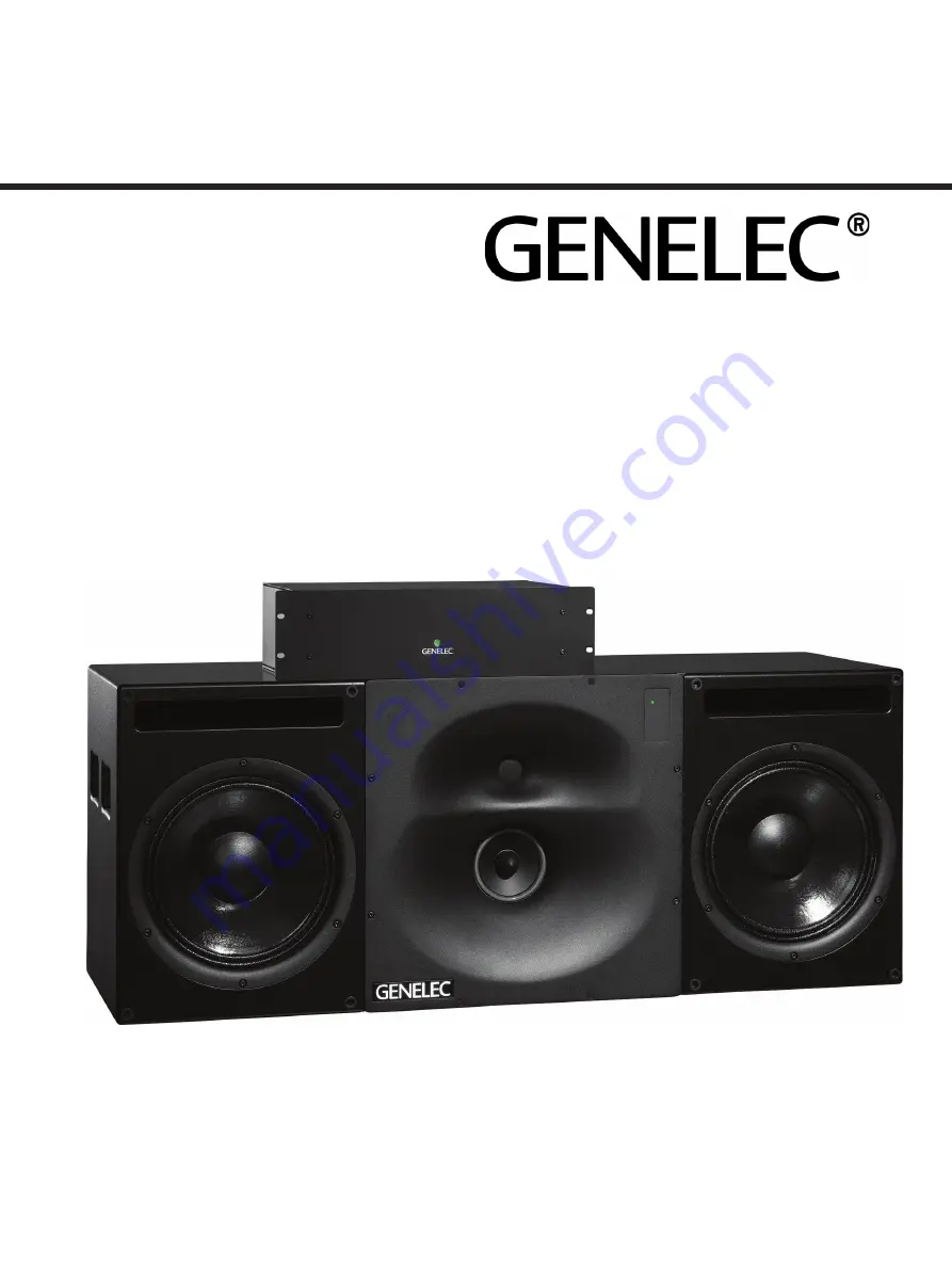 Genelec SAM 1234AC Operating Manual Download Page 1