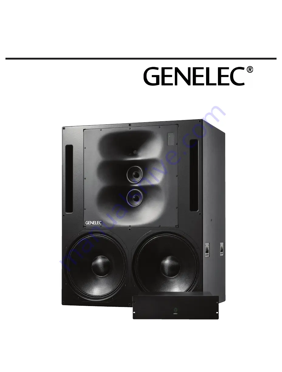 Genelec SAM 1236A Operating Manual Download Page 1