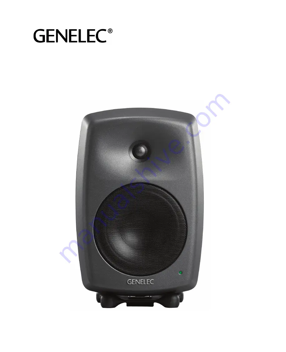 Genelec SAM 8350A Operating Manual Download Page 1