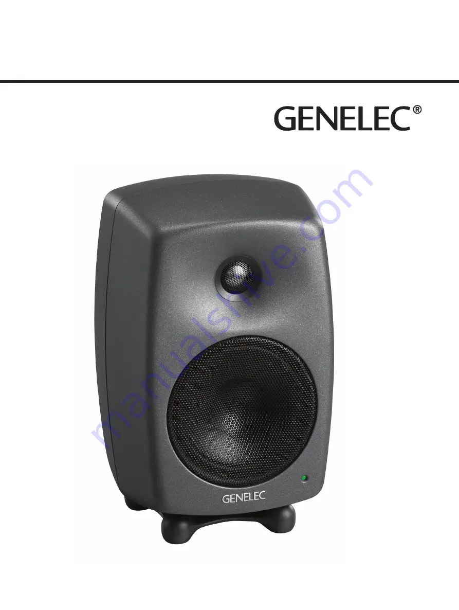 Genelec SAM 8430A Operating Manual Download Page 1