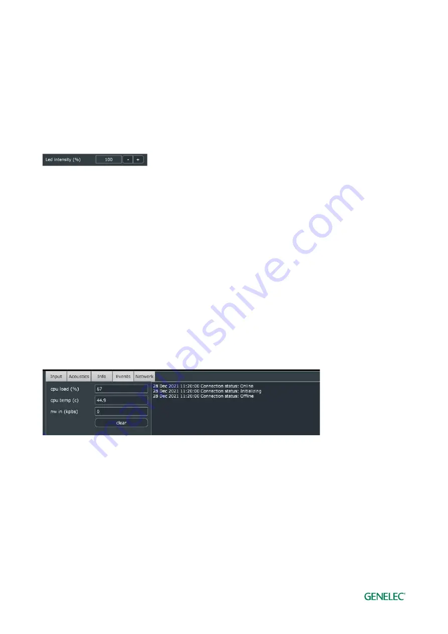 Genelec Smart IP Manager Operating Manual Download Page 36