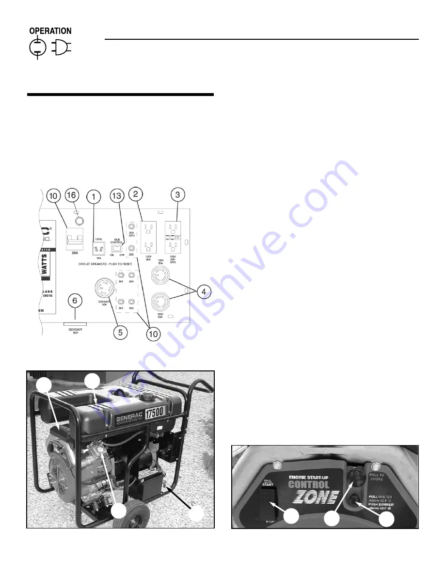 Generac Portable Products 005308-0 Owner'S Manual Download Page 8