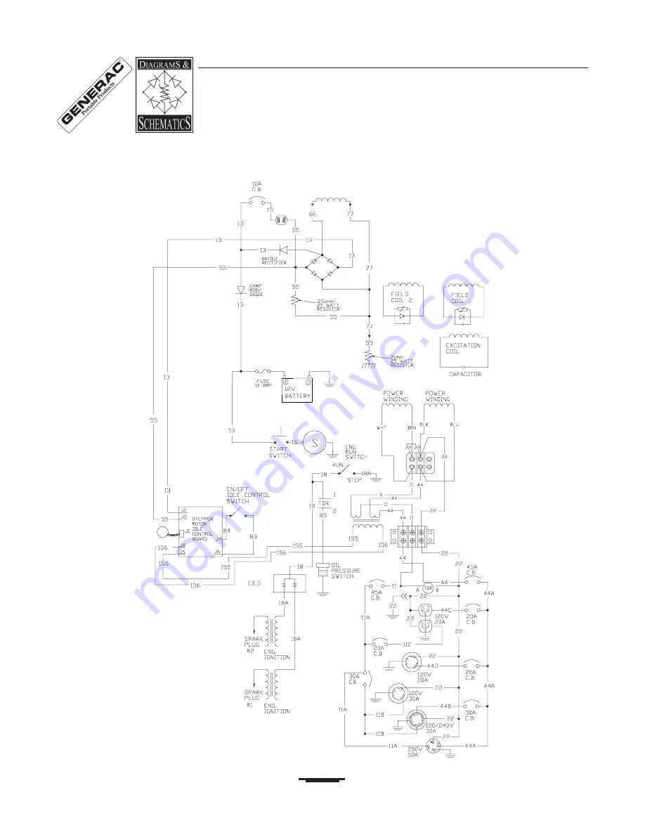 Generac Portable Products 10000EXL Owner'S Manual Download Page 16