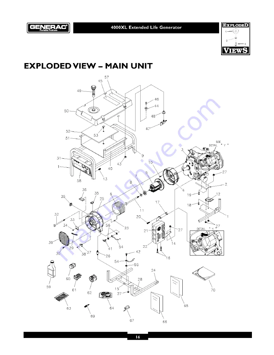 Generac Portable Products 4000XL 9777-2 Owner'S Manual Download Page 16