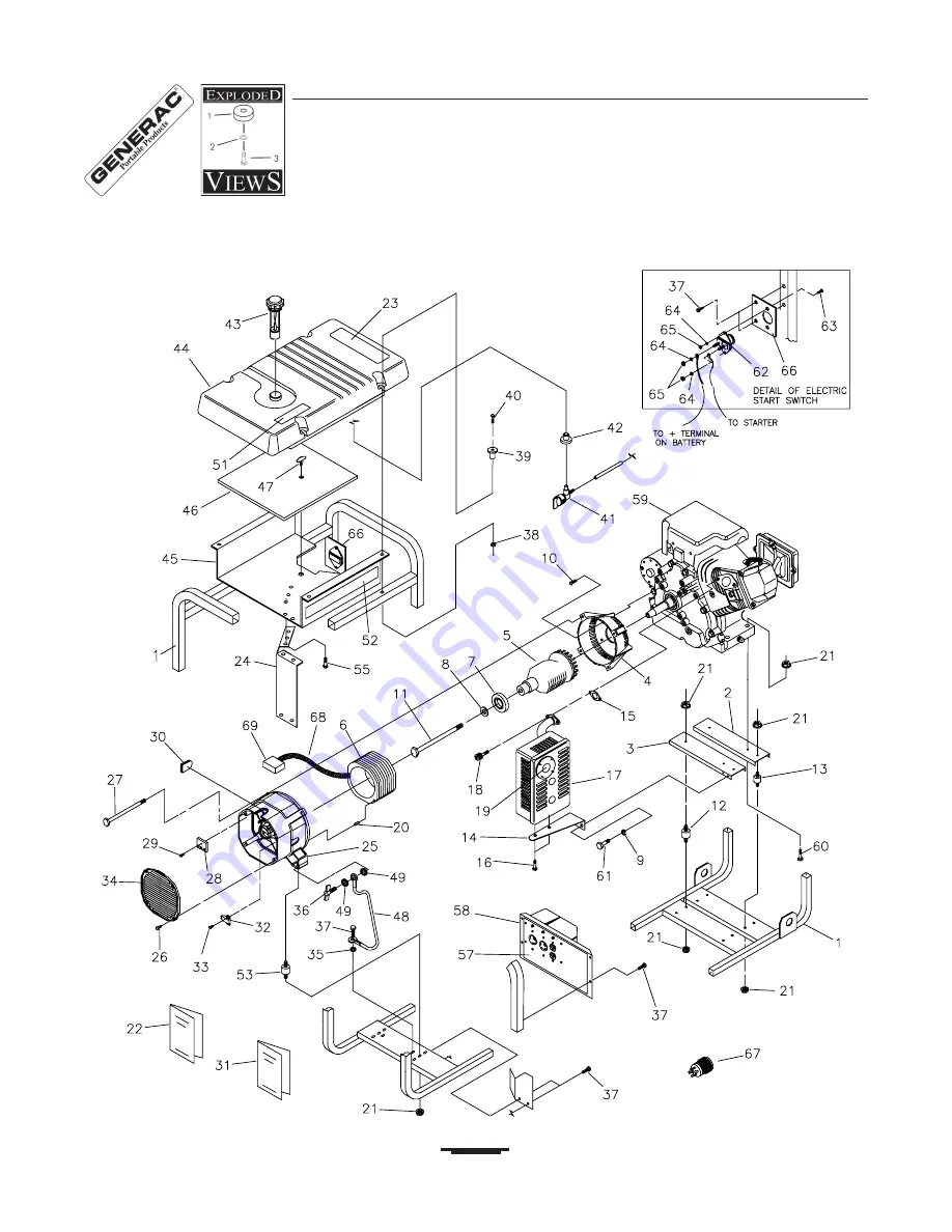 Generac Portable Products 5000ES Owner'S Manual Download Page 16