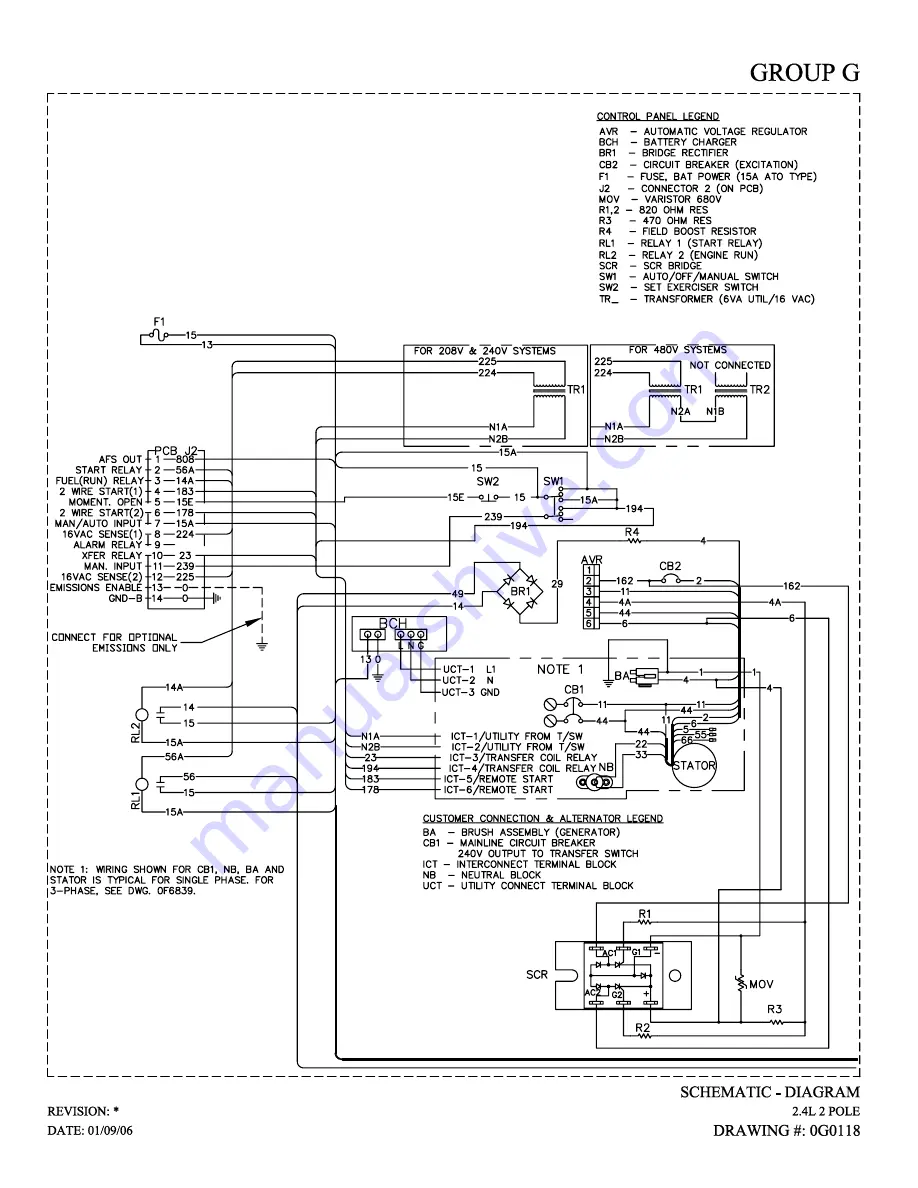 Generac Power Systems 005261-0 Скачать руководство пользователя страница 58