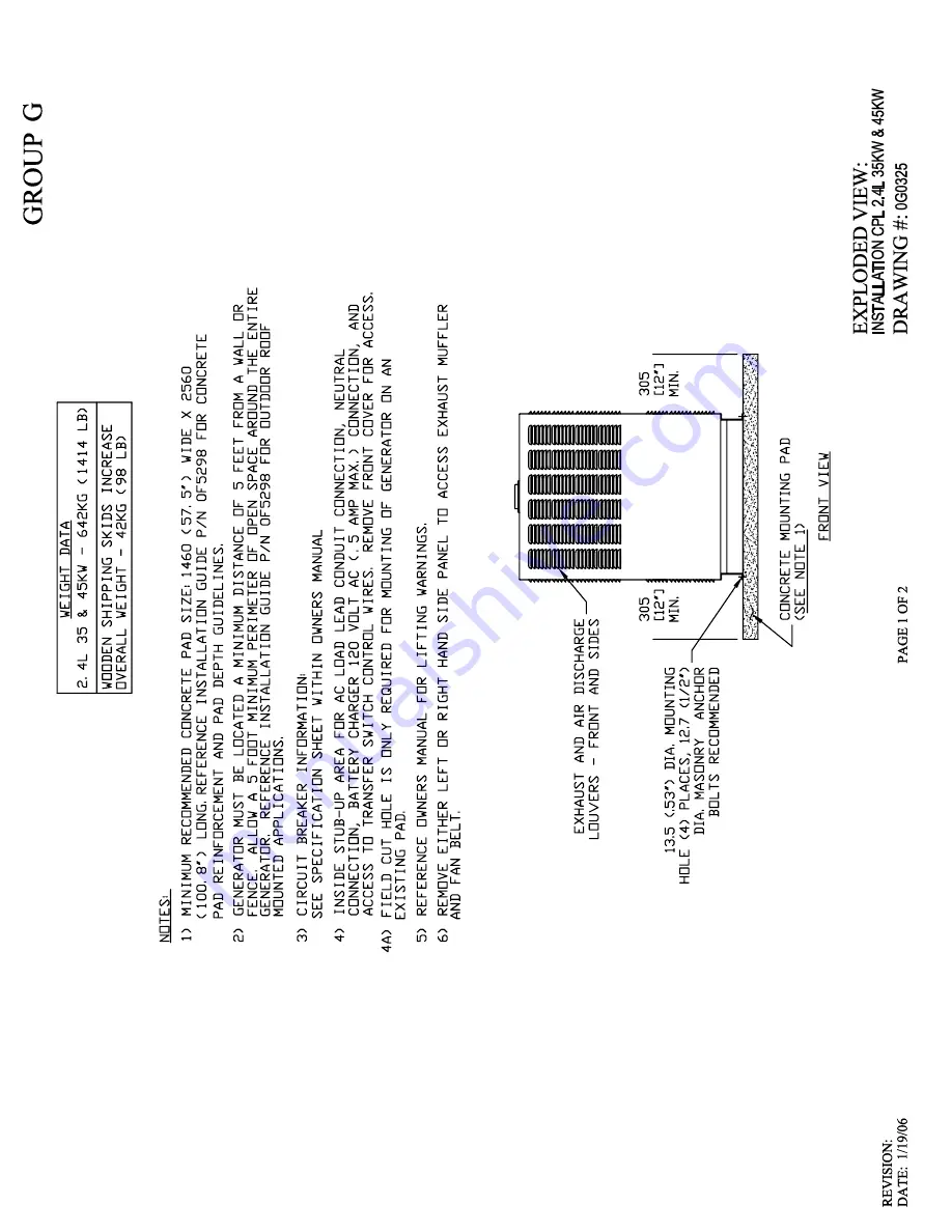 Generac Power Systems 005261-0 Скачать руководство пользователя страница 60