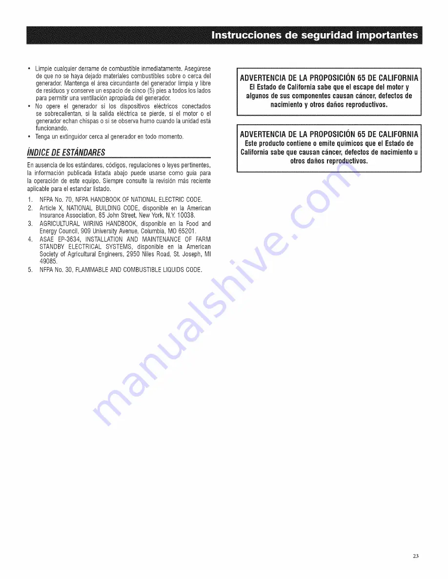 Generac Power Systems 005778-0 Owner'S Manual Download Page 25