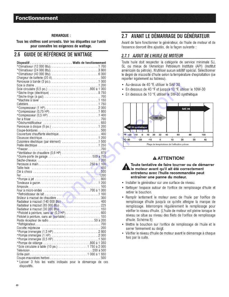 Generac Power Systems 005778-0 Owner'S Manual Download Page 50